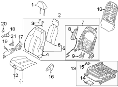 Seat Back Assembly (Right, Front)