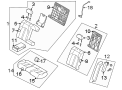 Seat Back Assembly (Left, Rear)