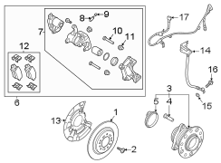 Disc Brake Kit (Left, Rear)