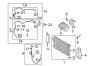 Diagram AIR CONDITIONER & HEATER. COMPRESSOR & LINES. CONDENSER. for your Hyundai