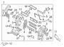 Diagram AIR CONDITIONER & HEATER. EVAPORATOR & HEATER COMPONENTS. for your Hyundai