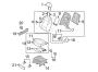 Diagram SEATS & TRACKS. PASSENGER SEAT COMPONENTS. for your Hyundai