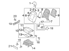 Seat Cushion Foam (Front)