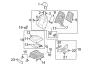 Diagram SEATS & TRACKS. DRIVER SEAT COMPONENTS. for your Hyundai