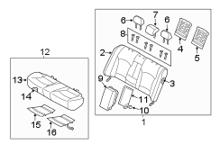 Seat Cushion Foam (Rear)