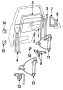 Image of Hinge Assembly - Door. (Upper, Lower) image for your 2004 Hyundai Elantra   