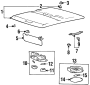 Diagram INTERIOR TRIM. for your 2016 Hyundai Santa Fe