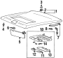 Diagram INTERIOR TRIM. for your 2016 Hyundai Santa Fe