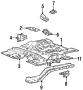 Floor Pan Crossmember (Front, Rear, Upper)