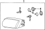 Diagram FRONT LAMPS. HEADLAMP COMPONENTS. for your 2015 Hyundai Sonata