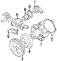 Diagram WATER PUMP. for your 2009 Hyundai Genesis Coupe