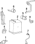 Image of Evaporative Emissions System Lines image for your 2002 Hyundai Accent