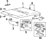 Diagram INTERIOR TRIM. for your 2016 Hyundai Santa Fe