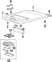 Diagram INTERIOR TRIM. for your 2016 Hyundai Santa Fe