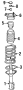 Diagram REAR SUSPENSION. STRUTS & COMPONENTS. for your Hyundai