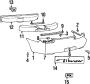 Diagram REAR BUMPER. BUMPER & COMPONENTS. for your 2018 Hyundai Elantra GT Base Hatchback