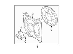 Diagram COOLING FAN. for your Hyundai