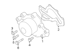 Diagram WATER PUMP. for your 2009 Hyundai Genesis Coupe