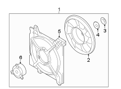 A/C Condenser Fan Assembly