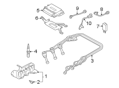 Diagram IGNITION SYSTEM. for your 1988 Hyundai