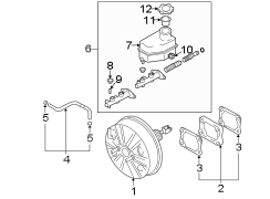 Diagram COMPONENTS ON COWL. for your Hyundai