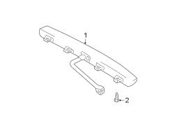 Diagram REAR LAMPS. HIGH MOUNTED STOP LAMP. for your 2013 Hyundai Elantra