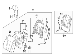 Seat Back Cushion (Left, Front)