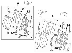 Seat Frame Trim Panel (Left)