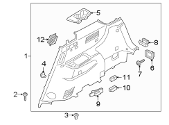 12 Volt Accessory Power Outlet (Rear)