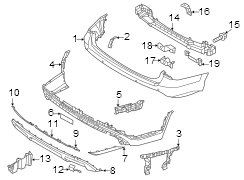 Bumper Trim (Left, Right, Rear, Upper, Lower)