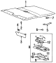 Diagram INTERIOR TRIM. for your 2016 Hyundai Santa Fe