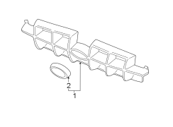 Diagram GRILLE & COMPONENTS. for your Hyundai