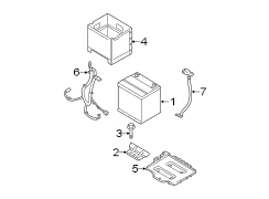 Diagram BATTERY. for your Hyundai