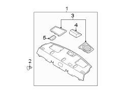 Diagram REAR BODY & FLOOR. INTERIOR TRIM. for your Hyundai