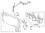 Diagram AIR CONDITIONER & HEATER. COMPRESSOR & LINES. CONDENSER. for your Hyundai