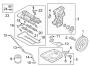 Diagram ENGINE / TRANSAXLE. ENGINE PARTS. for your 2019 Hyundai Santa Fe