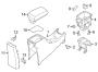 Diagram CENTER CONSOLE. for your 2014 Hyundai Accent GLS Sedan 1.6L A/T