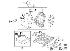 Seat Cushion Foam (Front)