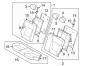 Diagram SEATS & TRACKS. REAR SEAT. for your Hyundai