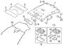 Diagram ROOF. INTERIOR TRIM. for your 2013 Hyundai Accent GLS Sedan 1.6L A/T