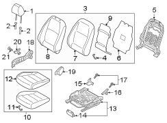 Seat Back Assembly (Right, Front)