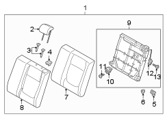 Seat Back Cushion (Left, Right, Rear)