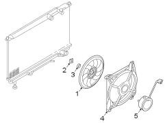 Diagram COOLING FAN. for your Hyundai