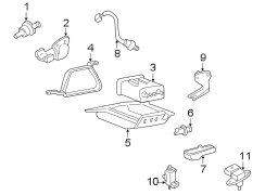 Diagram EMISSION SYSTEM. EMISSION COMPONENTS. for your Hyundai