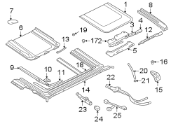 Diagram W/SUNROOF. for your Hyundai