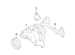 Diagram WATER PUMP. for your 2014 Hyundai