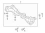 Diagram REAR SUSPENSION. SUSPENSION MOUNTING. for your 1998 Hyundai