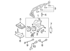 Diagram IGNITION SYSTEM. for your 1995 Hyundai