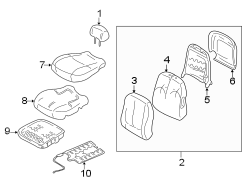 Seat Back Assembly (Front)