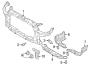 Diagram RADIATOR SUPPORT. for your 2010 Hyundai EQUUS